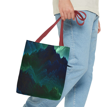Earth Element Capricorn Tote Bag | ♑ Mystical Mountain | Psychedelic Carryall