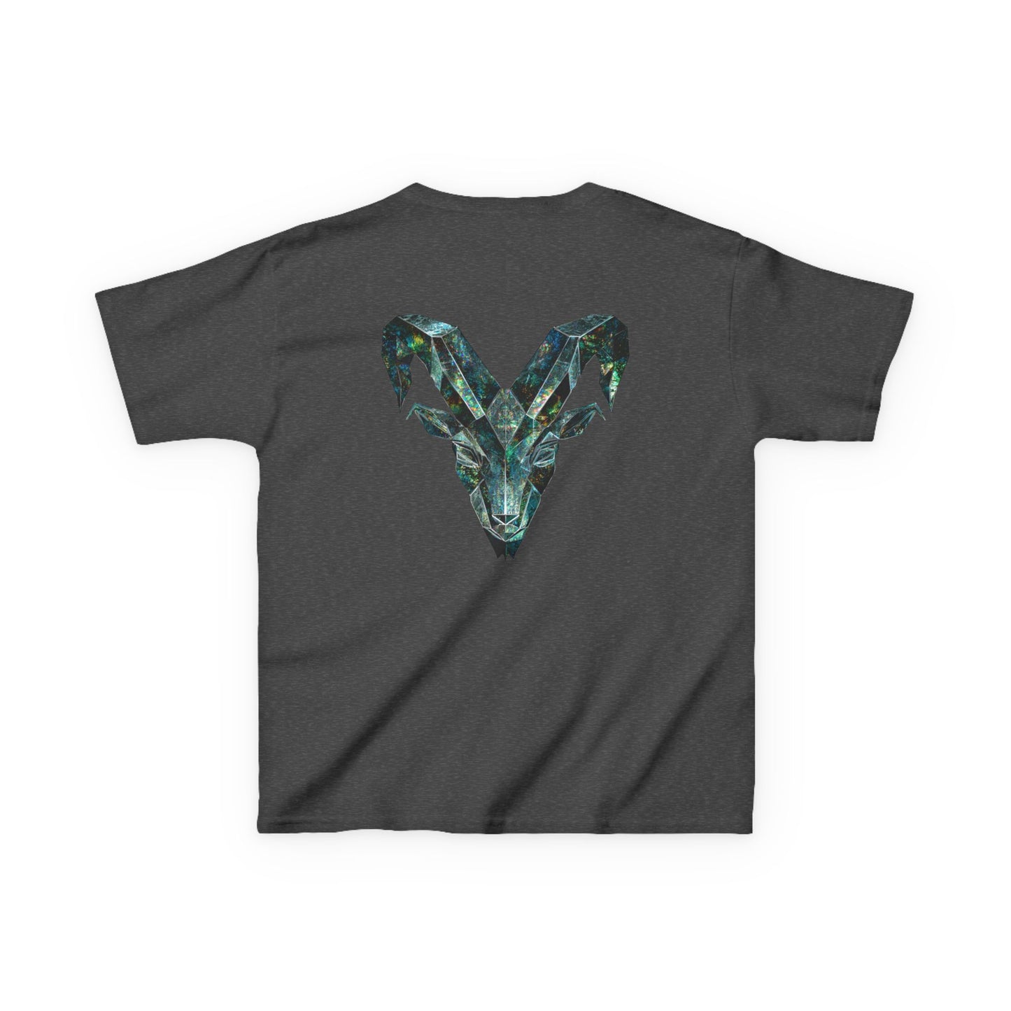 Earth Element Capricorn Kids Tee | ♑ Mountain Ram | Psychedelic Youth Shirt