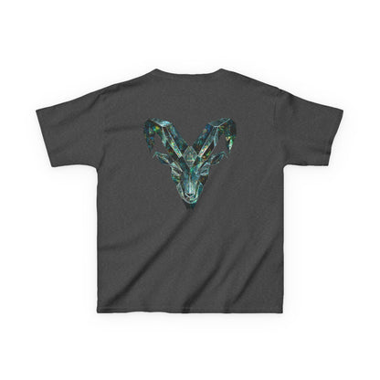 Earth Element Capricorn Kids Tee | ♑ Mountain Ram | Psychedelic Youth Shirt