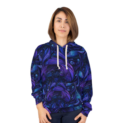 Water Element Pisces Hoodie | ♓ Abstract Fish | Psychedelic AOP Pullover