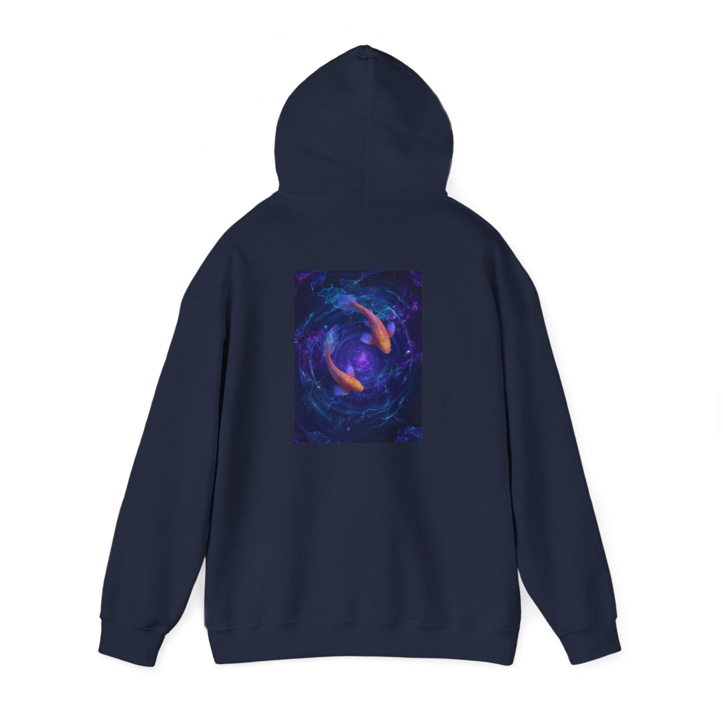 Pisces Water Element Galaxy Koi Hoodie - Zodiac Dreamer Pullover, Astrology Gift, Celestial Fish Design