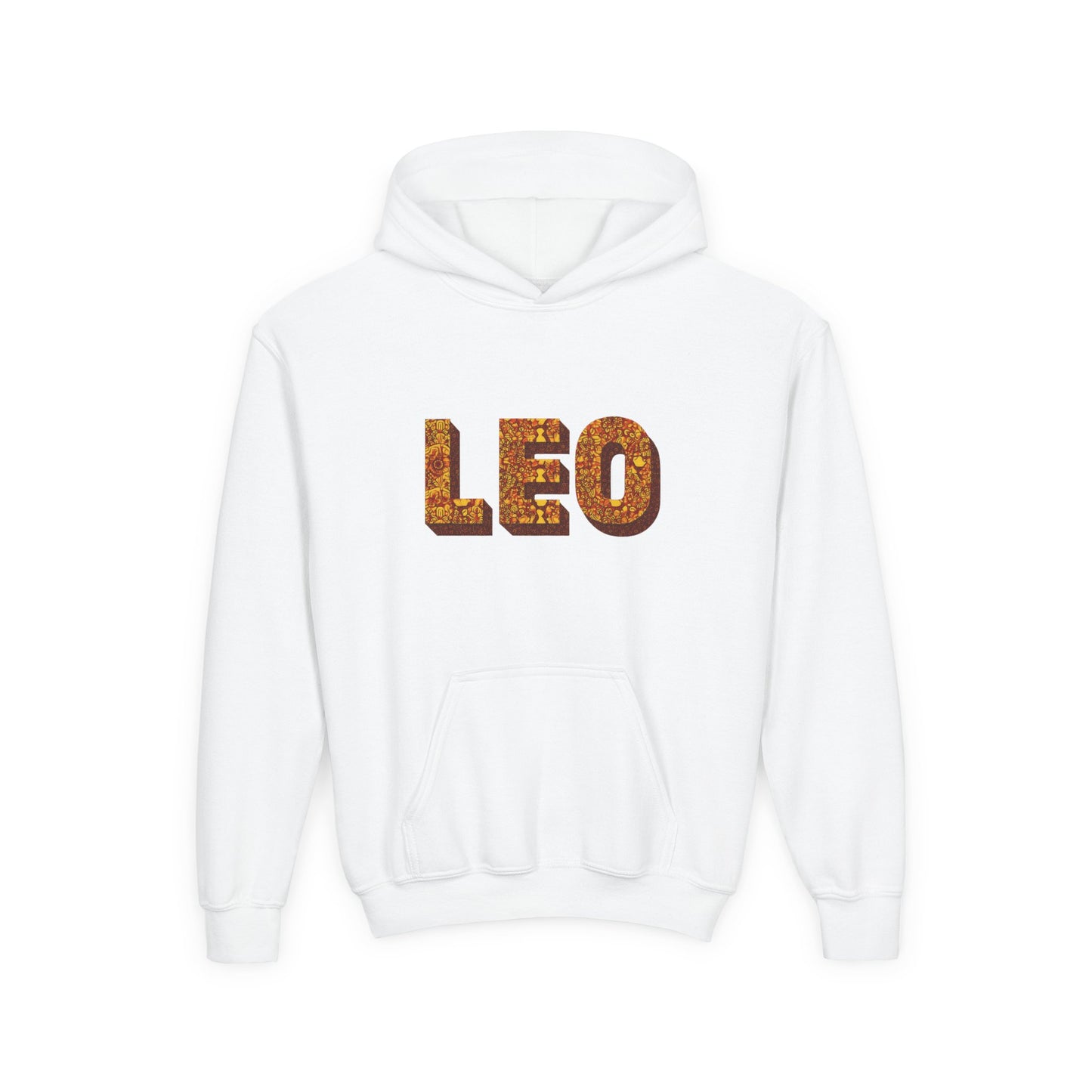 Leo Zodiac Hoodie, Astrology Sweatshirt, Custom Zodiac Gift, Leo Birthday Apparel, Youth Astrology Hoodie