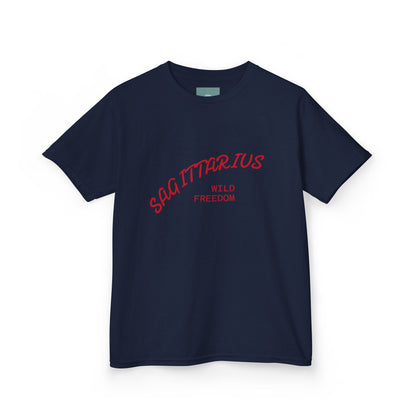 Fire Element Sagittarius Kids Tee | ♐ Wild & Free | Psychedelic Youth Shirt
