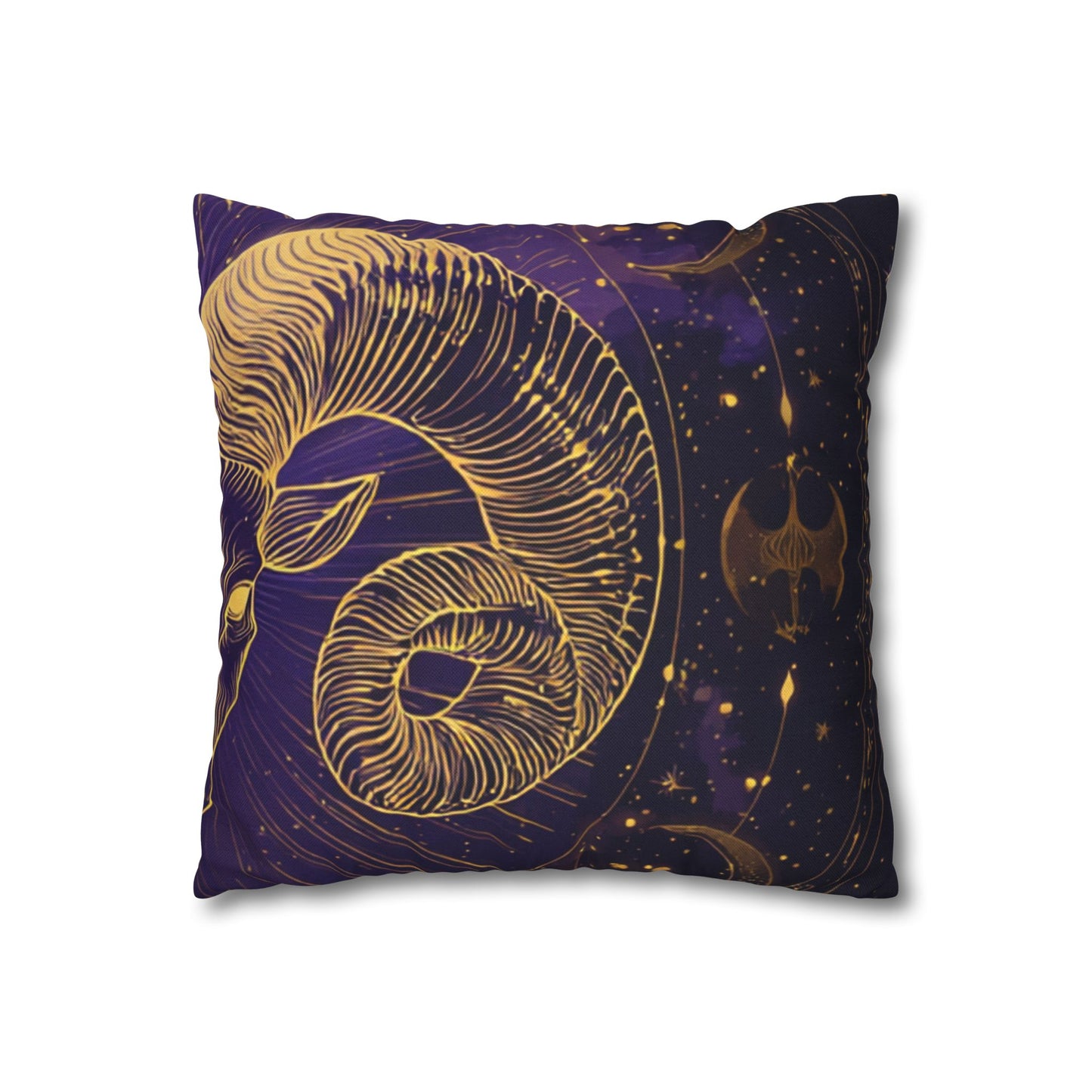 Zodiac Aries Pillowcase - Celestial Home Decor, Astrology Gift, Boho Throw Pillow, Unique Bedding, Horoscope Pillows