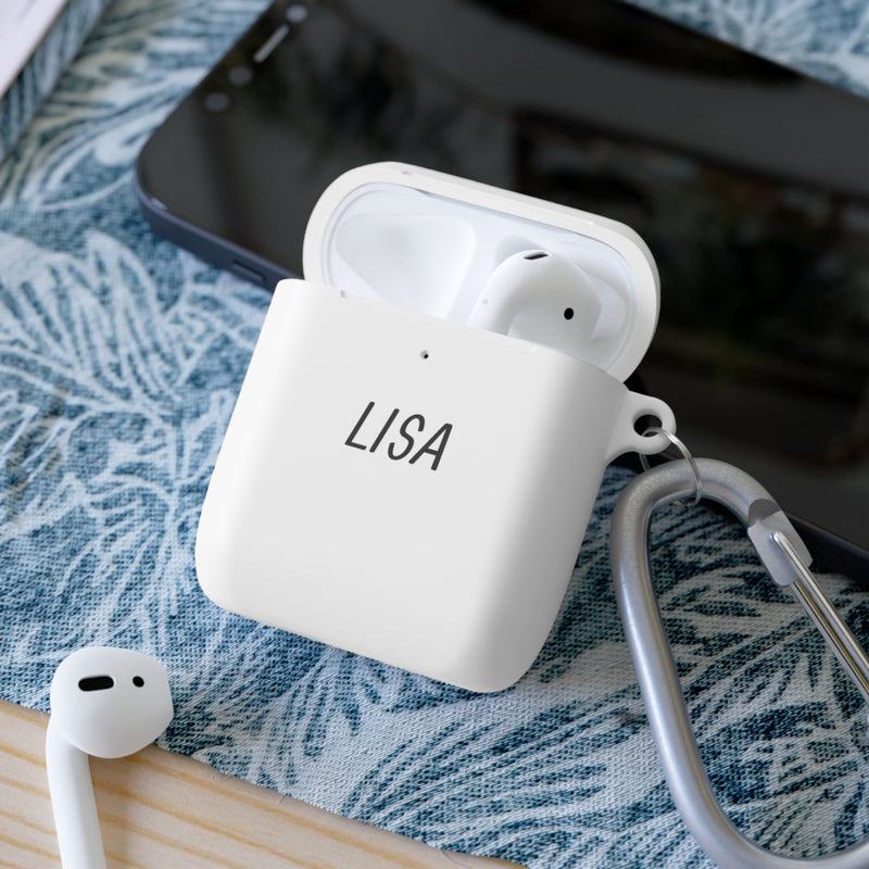 Personalized AirPods Case Cover — Custom Name & Heart Design