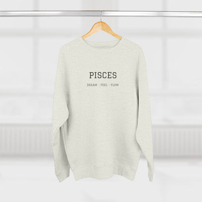 Pisces Crewneck Sweatshirt — Dream Feel Flow Zodiac Pullover