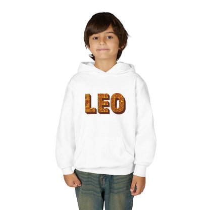 Leo Zodiac Hoodie, Astrology Sweatshirt, Custom Zodiac Gift, Leo Birthday Apparel, Youth Astrology Hoodie