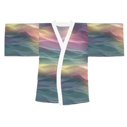Earth Element Wave Kimono Robe | Taurus Virgo Capricorn | Psychedelic Loungewear
