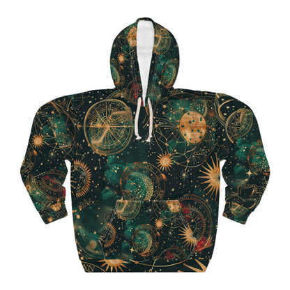 Celestial Pattern Unisex Pullover Hoodie