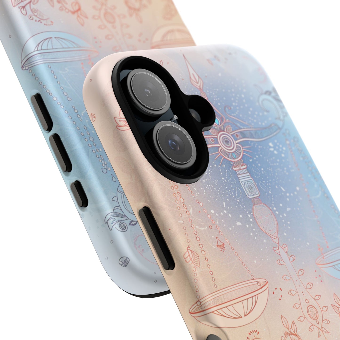 Libra Air Element Artistic Scales Phone Case - Zodiac Harmony Protective Cover, Astrology Gift, Celestial Balance Design