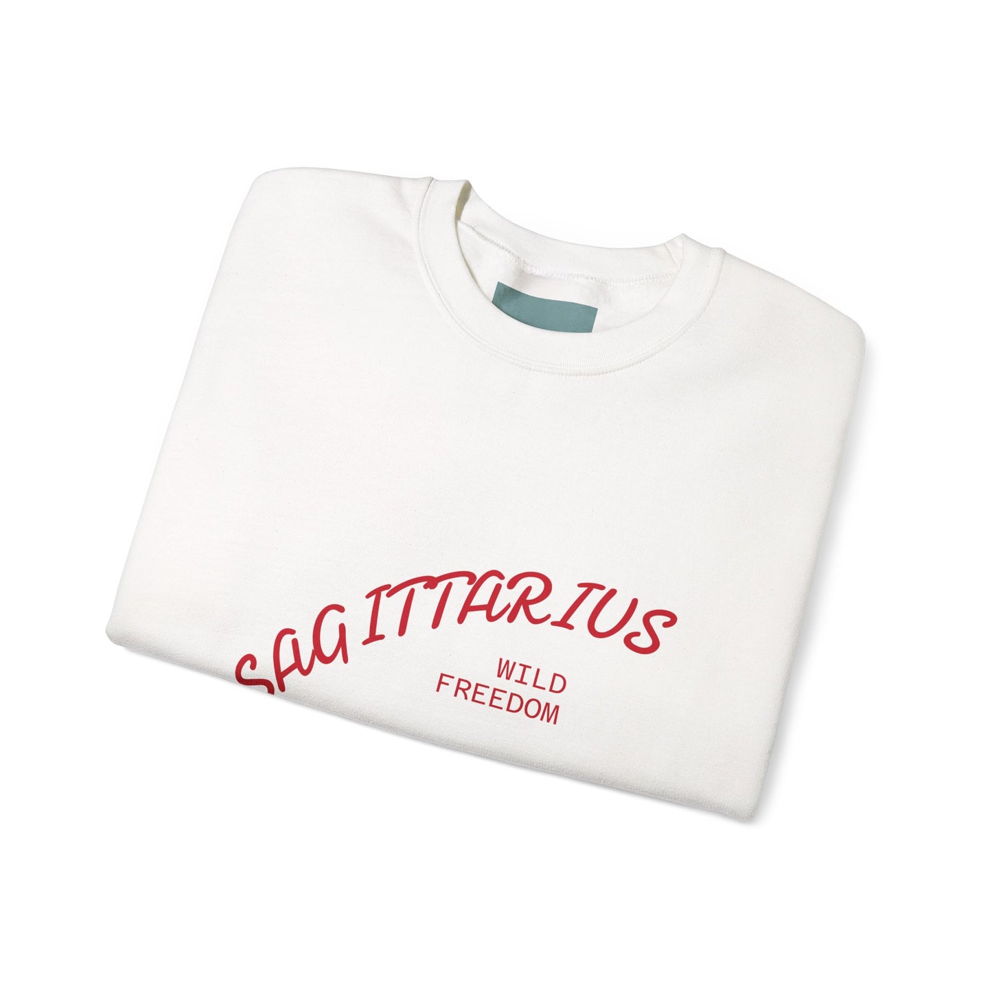 Fire Element Sagittarius Crewneck Sweatshirt | ♐ Freedom Spirit | Psychedelic Zodiac Apparel