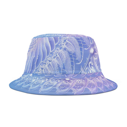 Water Element Blue Ocean Waves Bucket Hat - Elemental Flow Summer Hat, Aquatic Energy Gift, Celestial Tide Design