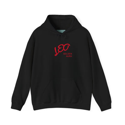 Fire Element Leo Hooded Sweatshirt | ♌ Brave Heart | Psychedelic Zodiac Hoodie