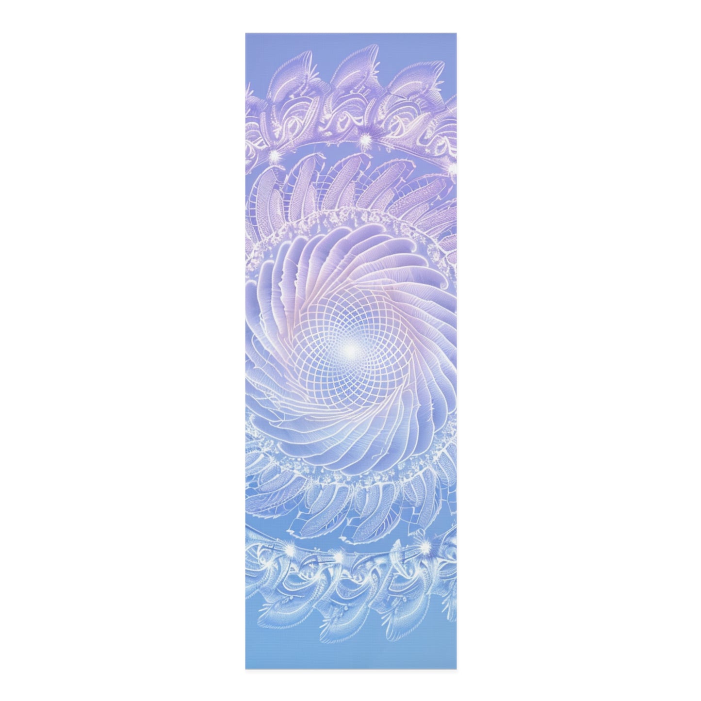 Libra Air Element Spiritual Foam Yoga Mat - Zodiac Harmony Floral Design, Astrology Meditation Gift, Celestial Balance Mat