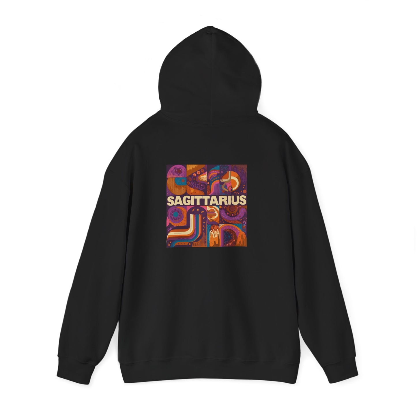 Sagittarius Retro Hooded Sweatshirt - Astrology Gift, Zodiac Apparel, Unisex Hoodie, Cozy Fashion, Horoscope Merchandise