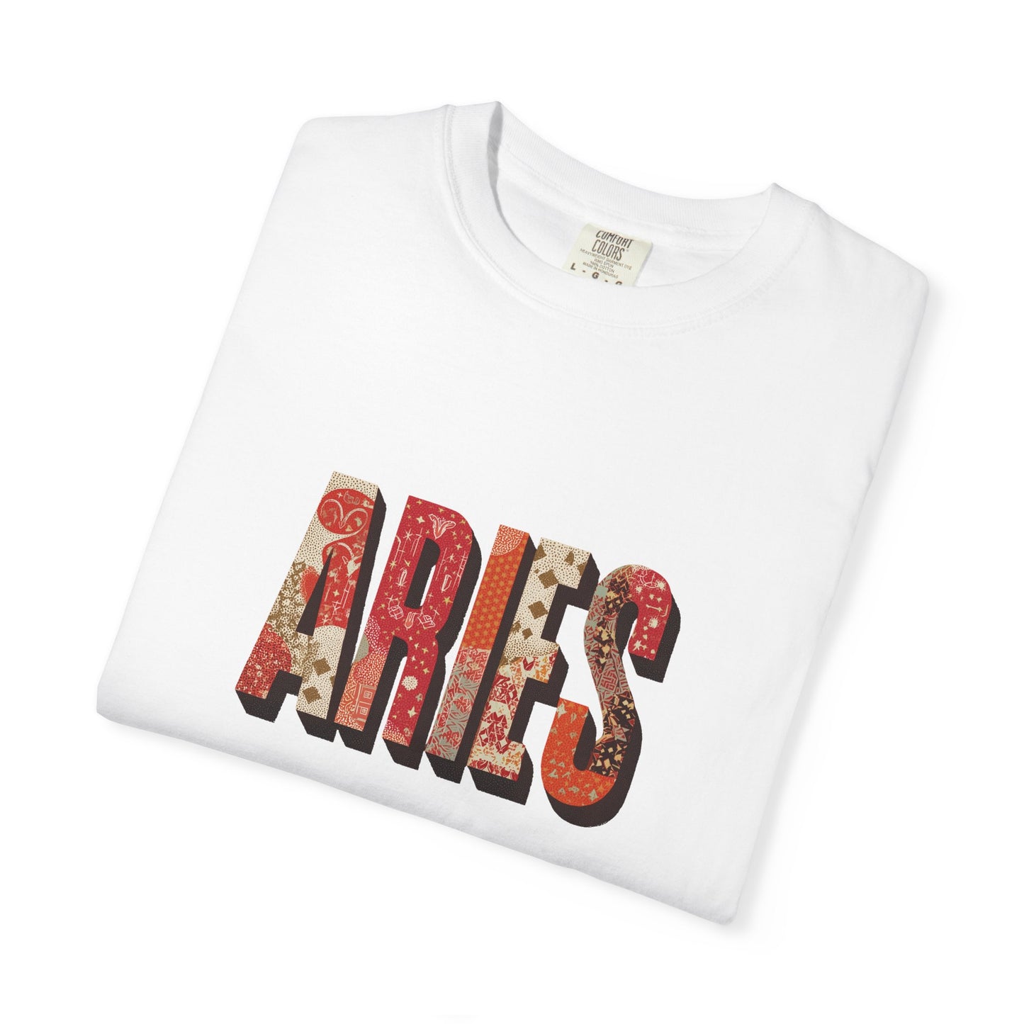 Aries Inspired Unisex Garment-Dyed T-Shirt | Astrology Gift, Zodiac Tee, Birthday Apparel, Horoscope Shirt