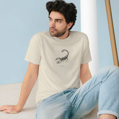 Scorpion Organic T-Shirt - Nature Lover's Apparel, Eco-Friendly Gift, Birthday Present, Casual Wear, Unique Design