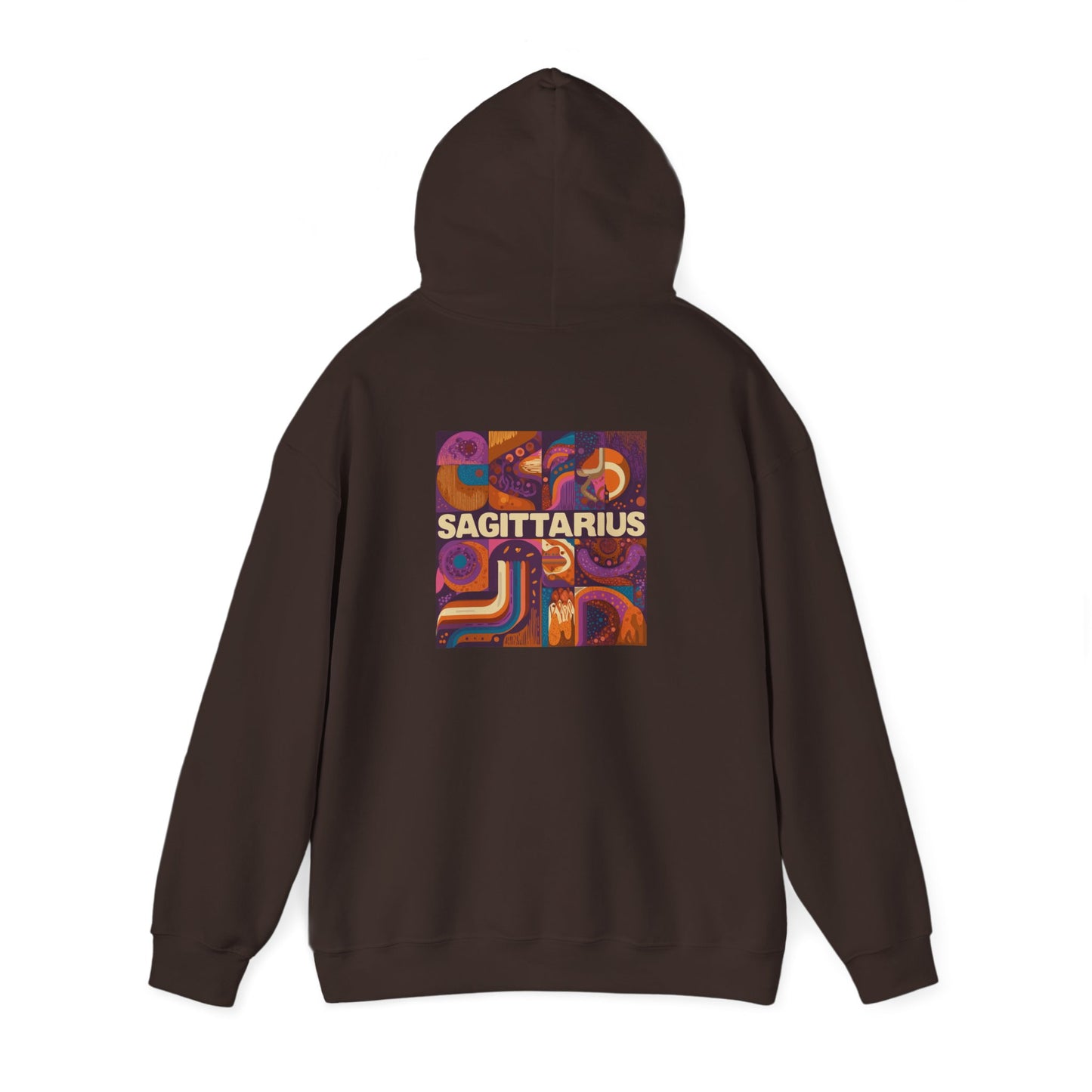 Sagittarius Retro Hooded Sweatshirt - Astrology Gift, Zodiac Apparel, Unisex Hoodie, Cozy Fashion, Horoscope Merchandise
