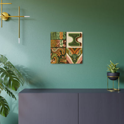 Retro Taurus Metal Art Sign, Zodiac Decor, Astrology Wall Art, Taurus Gift, Bohemian Home Decor, Unique Metal Sign