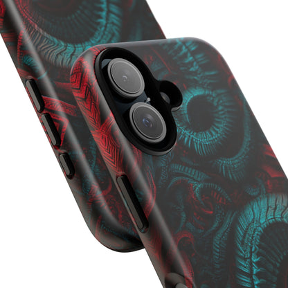 Air Element Gemini Tough Phone Case | ♊ Twin Currents | Psychedelic Protection