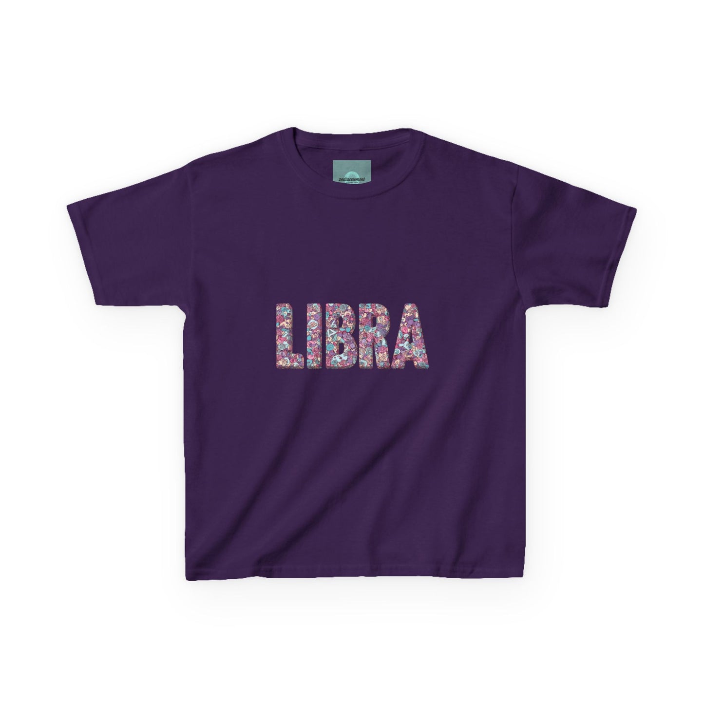 Colorful Libra Kids Tee - Perfect Birthday Gift, Astrology Tee, Zodiac Apparel, Fun Kids Wear, Cute Graphic Shirt, Libra Season
