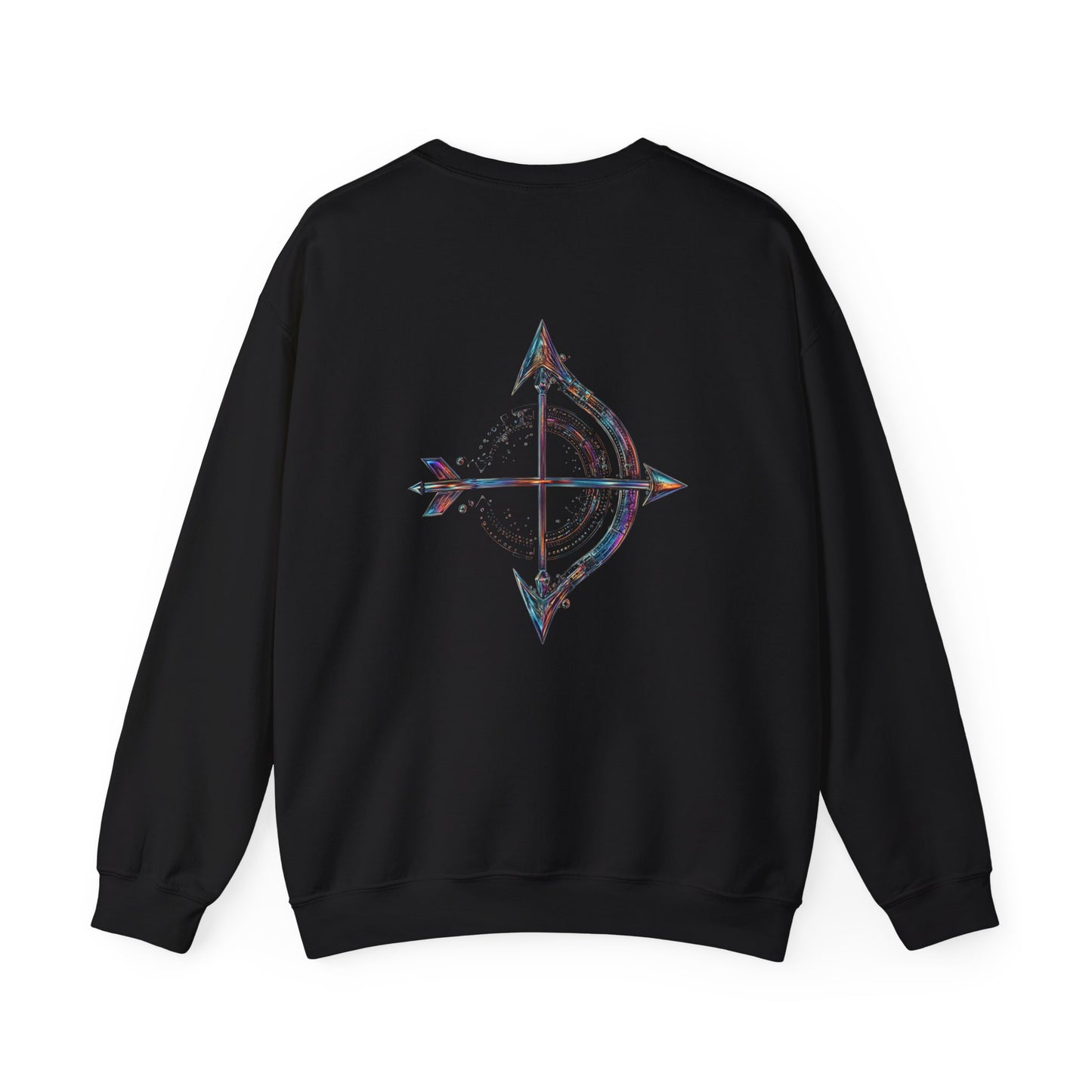 Fire Element Sagittarius Crewneck Sweatshirt | ♐ Freedom Spirit | Psychedelic Zodiac Apparel