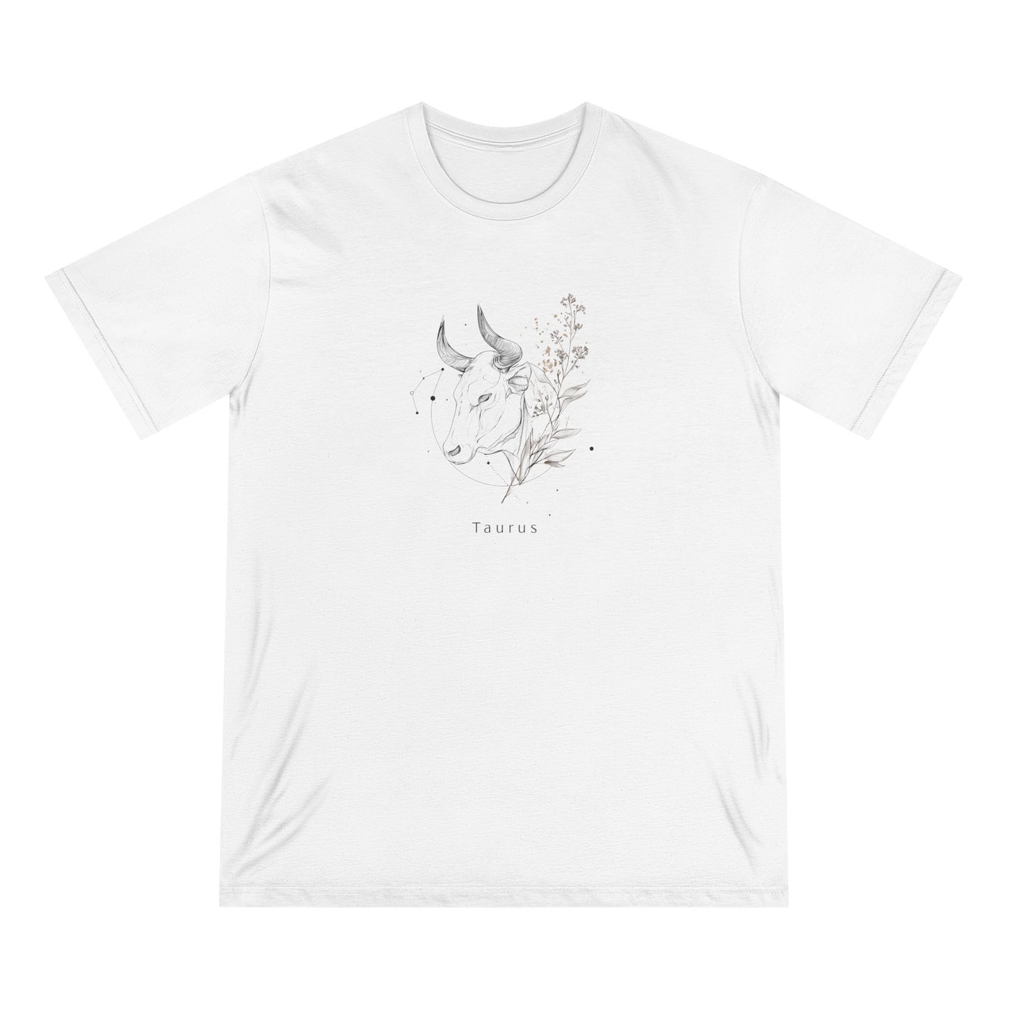 Botanical Cow T-Shirt, Eco-Friendly Tee, Animal Lover Gift, Nature Inspired Apparel, Sustainable Fashion