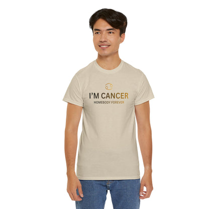 Cancer Zodiac Homebody Forever Tee | Astrology Moon Graphic T-Shirt