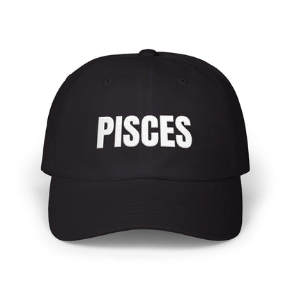 Pisces Dad Cap — Embroidered Zodiac Baseball Hat