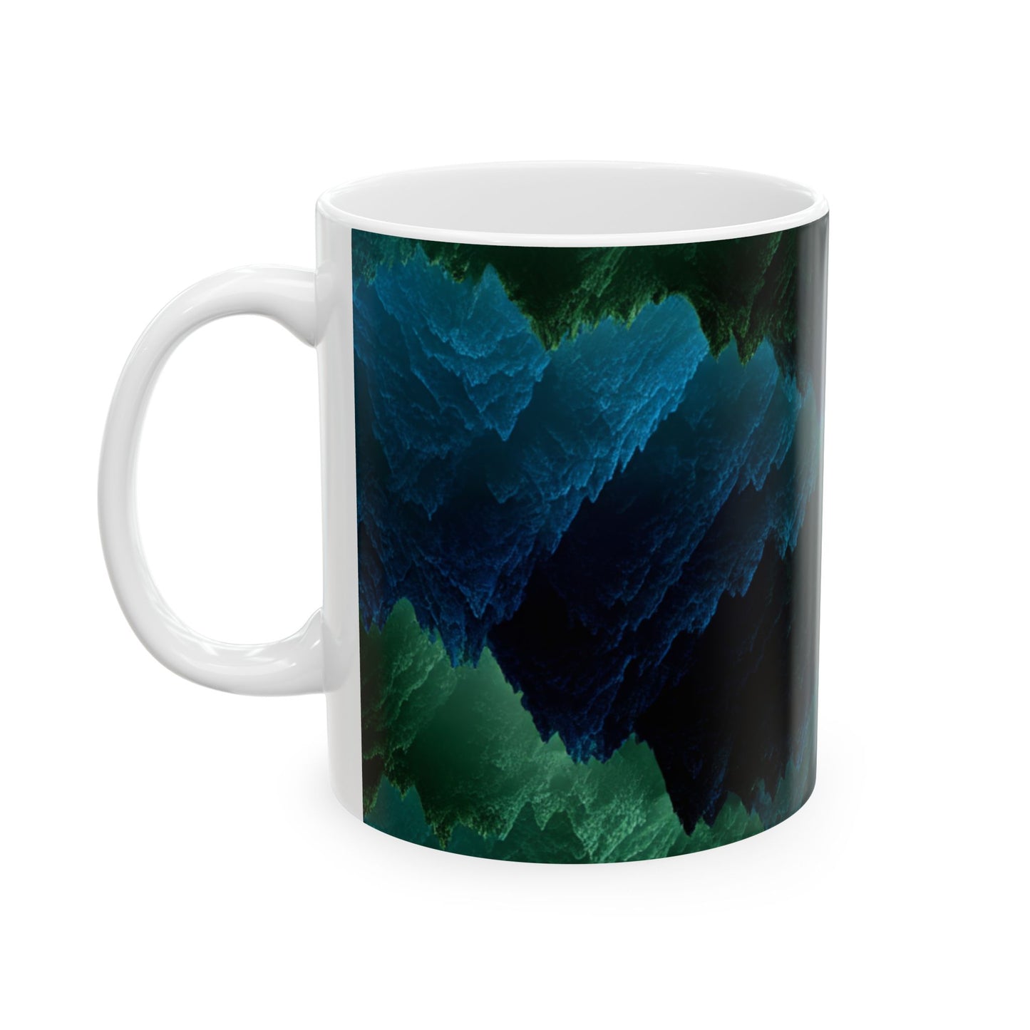 Earth Element Capricorn Mug | ♑ Mountain Aesthetic | Psychedelic Ceramic Coffee Cup