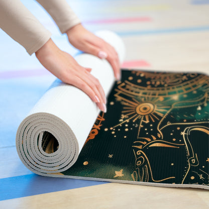 Celestial Yoga Mat - Astrological Design for Mindful Practice