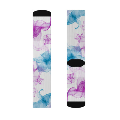Artistic Sublimation Socks with Colorful Smoke Design, Gift for Sock Lovers, Fashionable Women's Accessories, Unique Gift for [...]