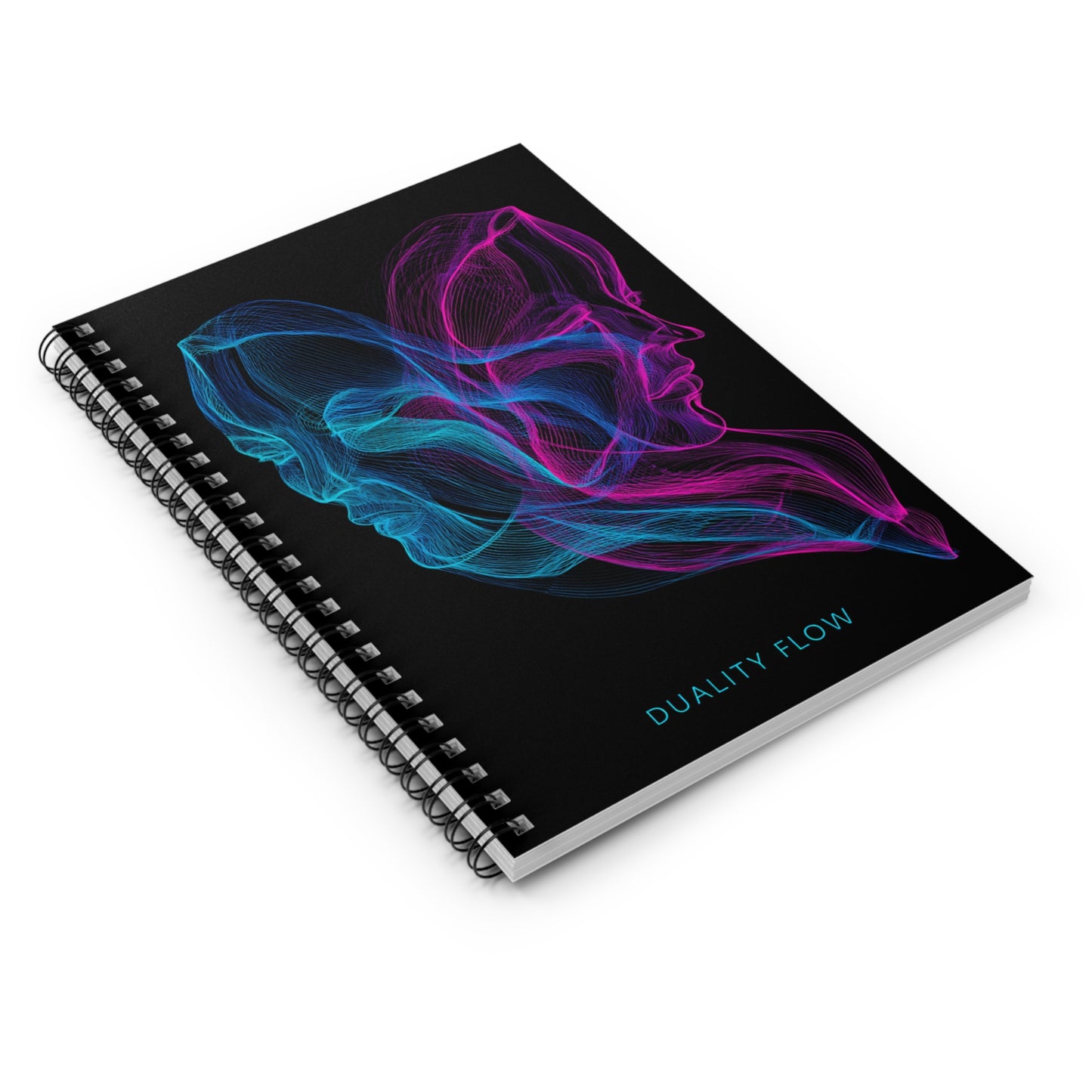 Air Element Gemini Notebook | ♊ Duality Flow | Psychedelic Spiral Journal