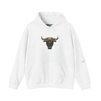 Earth Element Taurus Hoodie | ♉ Bull Head | Psychedelic Unisex Sweatshirt