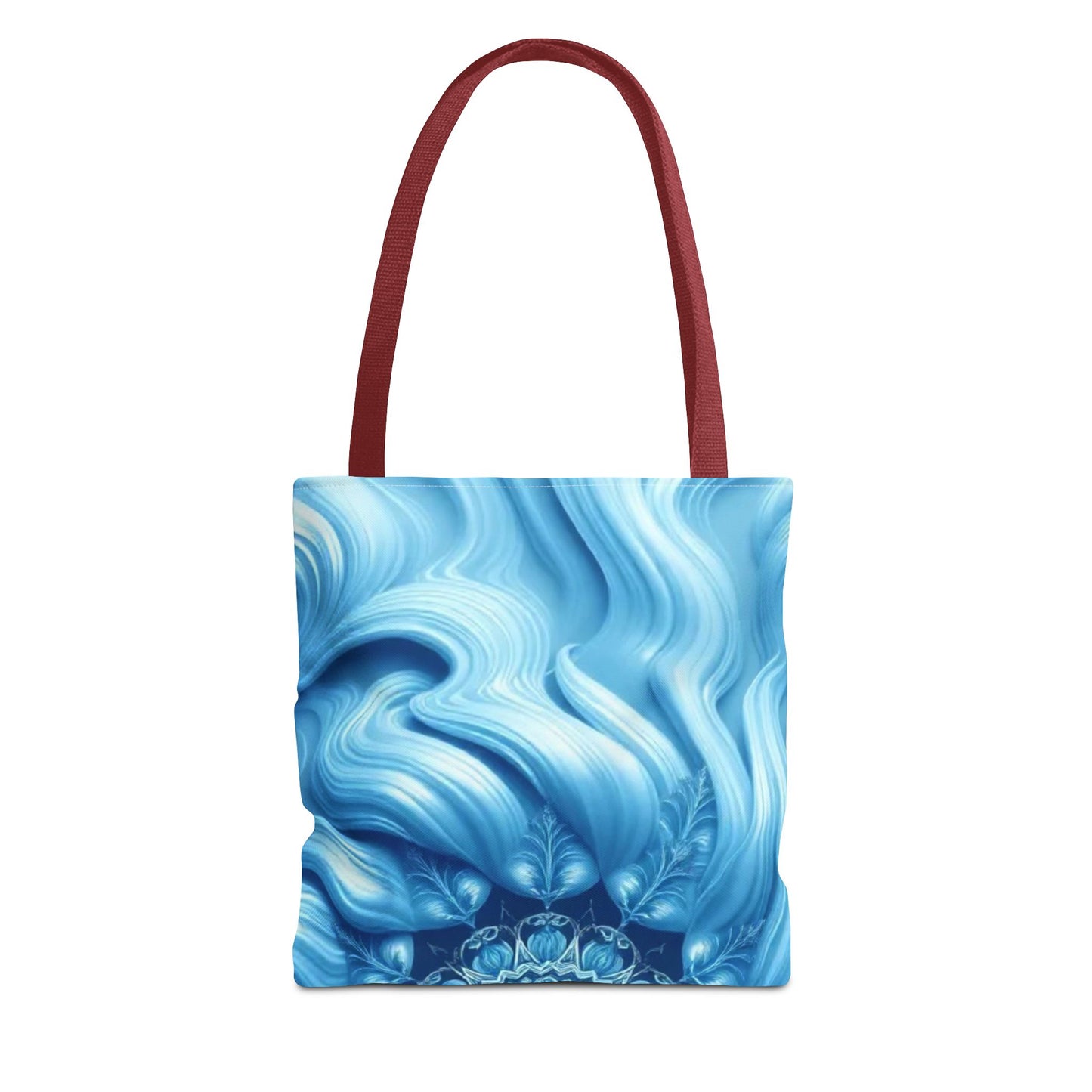 Water Element Serene Ocean Waves Tote Bag - Elemental Flow Eco-Friendly Bag, Aquatic Energy Gift, Celestial Ocean Design