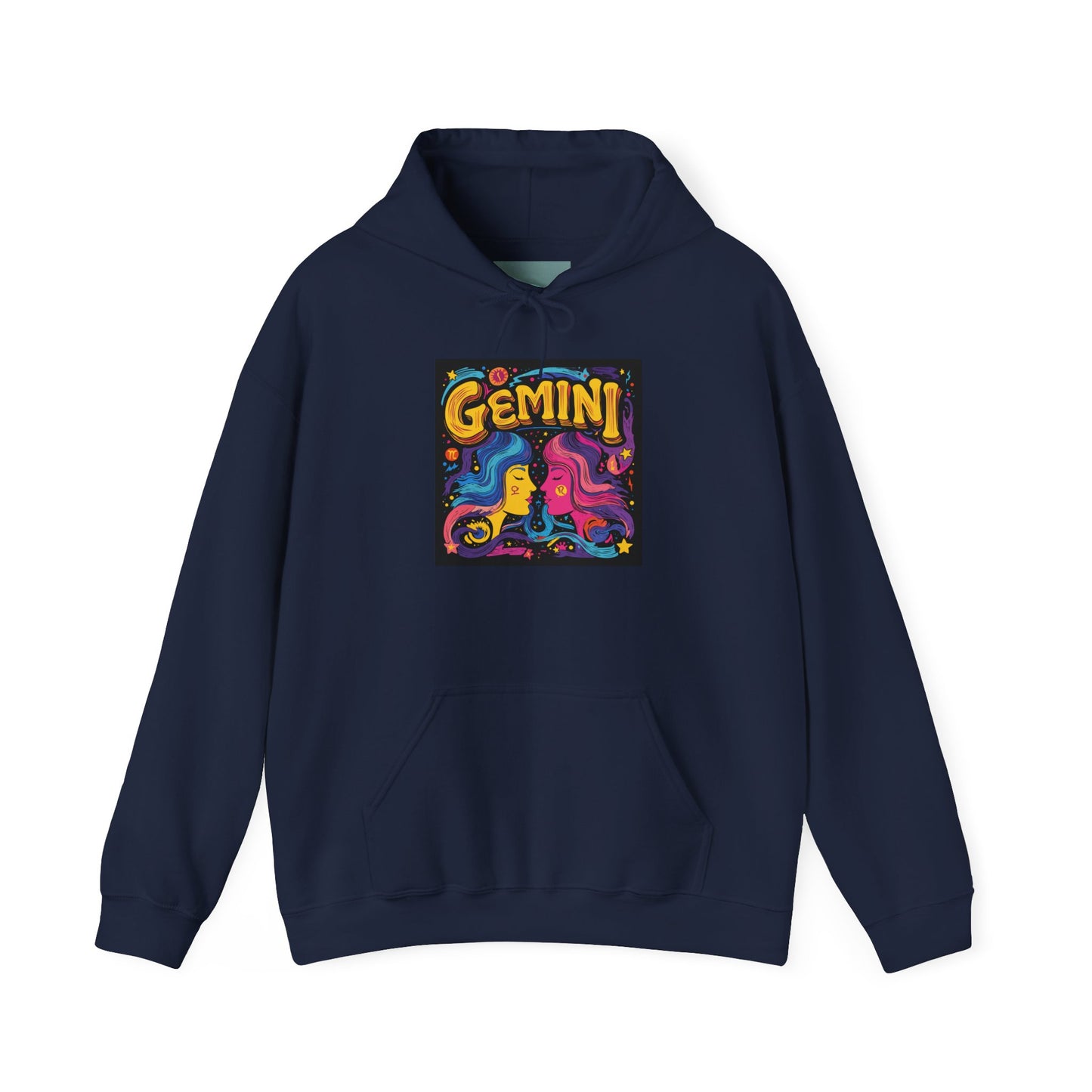 Gemini Zodiac Hoodie, Unisex Astrology Sweatshirt, Star Sign Gifts, Colorful Astrology Pullover, Birthday Gift for Geminis, Celestial Style