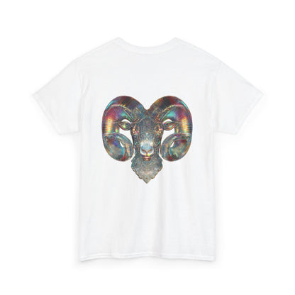 Customisable Aries Fearless Energy Tee, Unisex Cotton T-shirt, Zodiac Sign Gift, Astrology Apparel, Trendy Graphic Tee, Birthday Gift