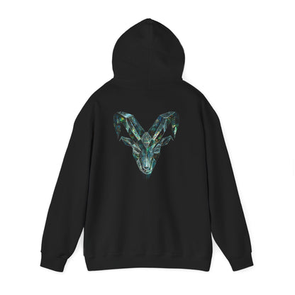 Earth Element Capricorn Hoodie | ♑ Mountain Ram | Psychedelic Zodiac Sweatshirt