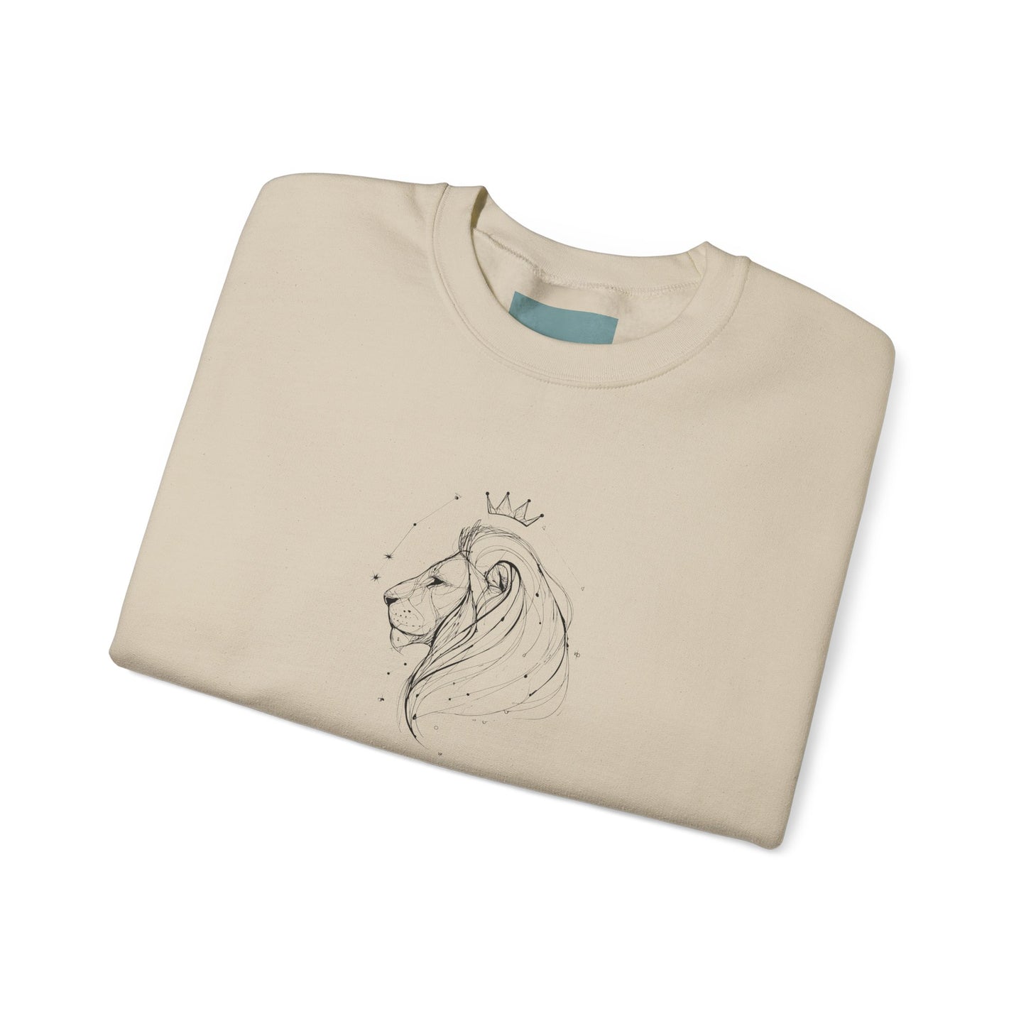 Majestic Lion Crewneck Sweatshirt | Casual Streetwear, Animal Lover Gift, Cozy Fall Style, Unisex Apparel, Inspirational Fashion