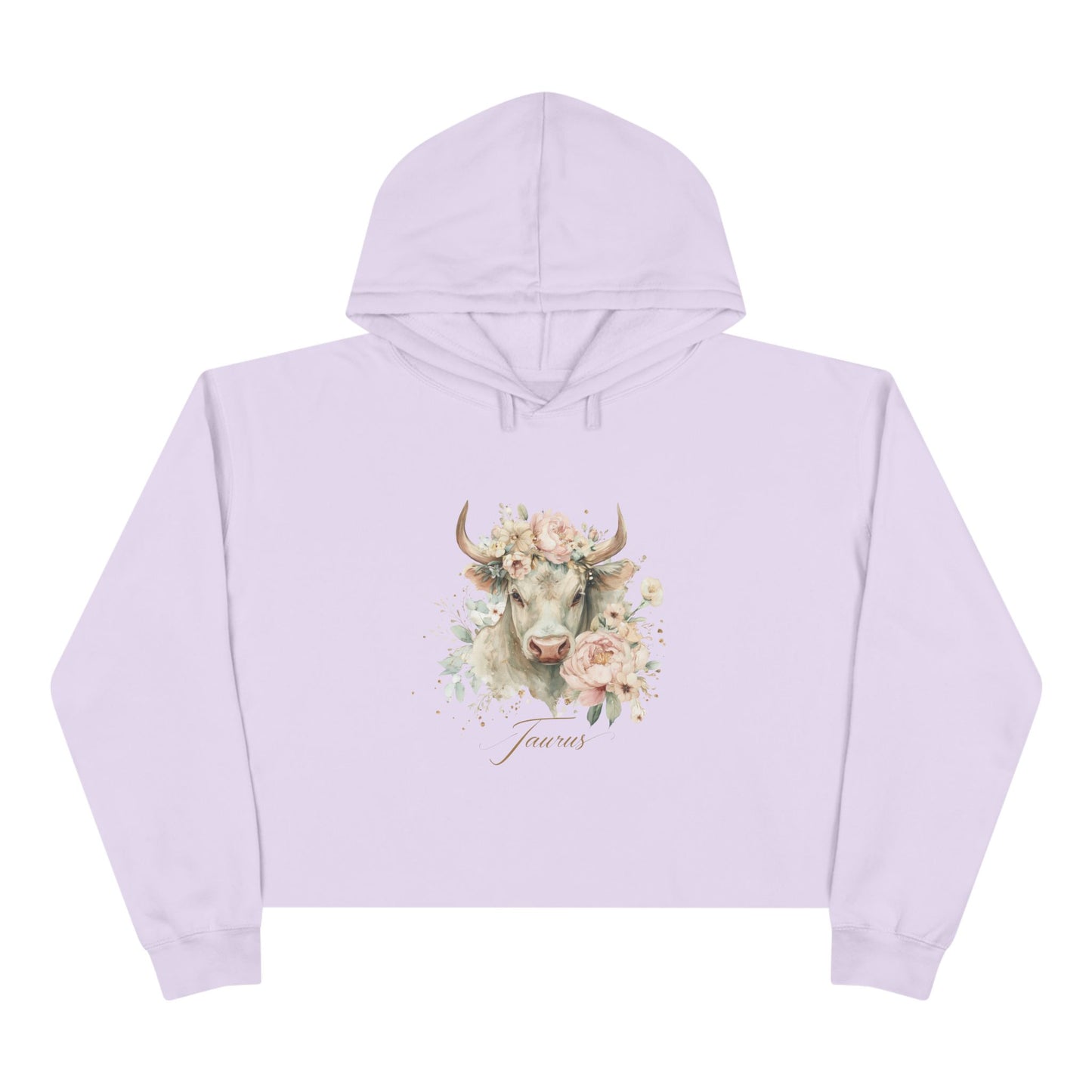 Taurus Personalisable Crop Hoodie