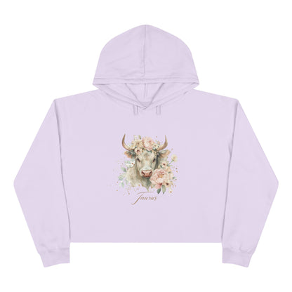 Taurus Personalisable Crop Hoodie