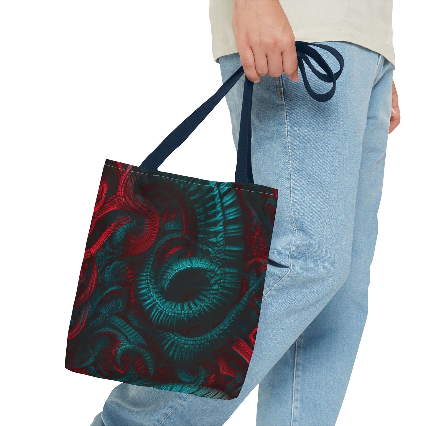 Fire Element Aries Tote Bag | ♈ Mystical Swirl | Psychedelic Carryall