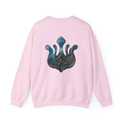 Air Element Aquarius Crewneck Sweatshirt | ♒ Rebel Flow | Psychedelic Zodiac Apparel