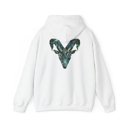 Earth Element Capricorn Hoodie | ♑ Mountain Ram | Psychedelic Zodiac Sweatshirt