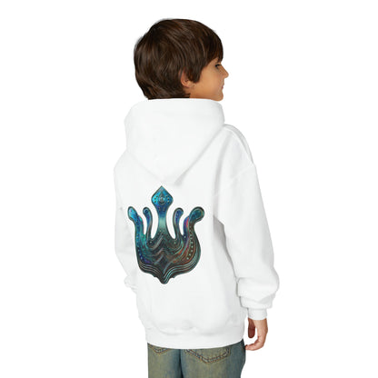 Air Element Aquarius Youth Hoodie | ♒ Rebel Flow | Psychedelic Zodiac Sweatshirt