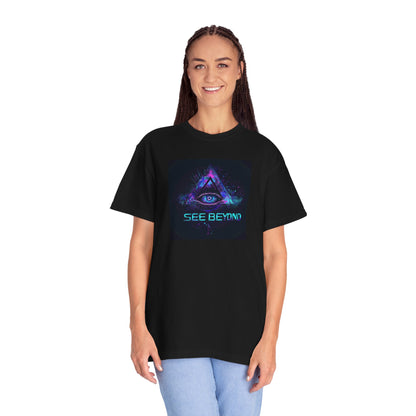 Mystical Eye T-Shirt - See Beyond - Unisex Garment-Dyed Tee for Spiritual Seekers, Gifts for Occult Lovers, Unique Fashion Statement, [...]