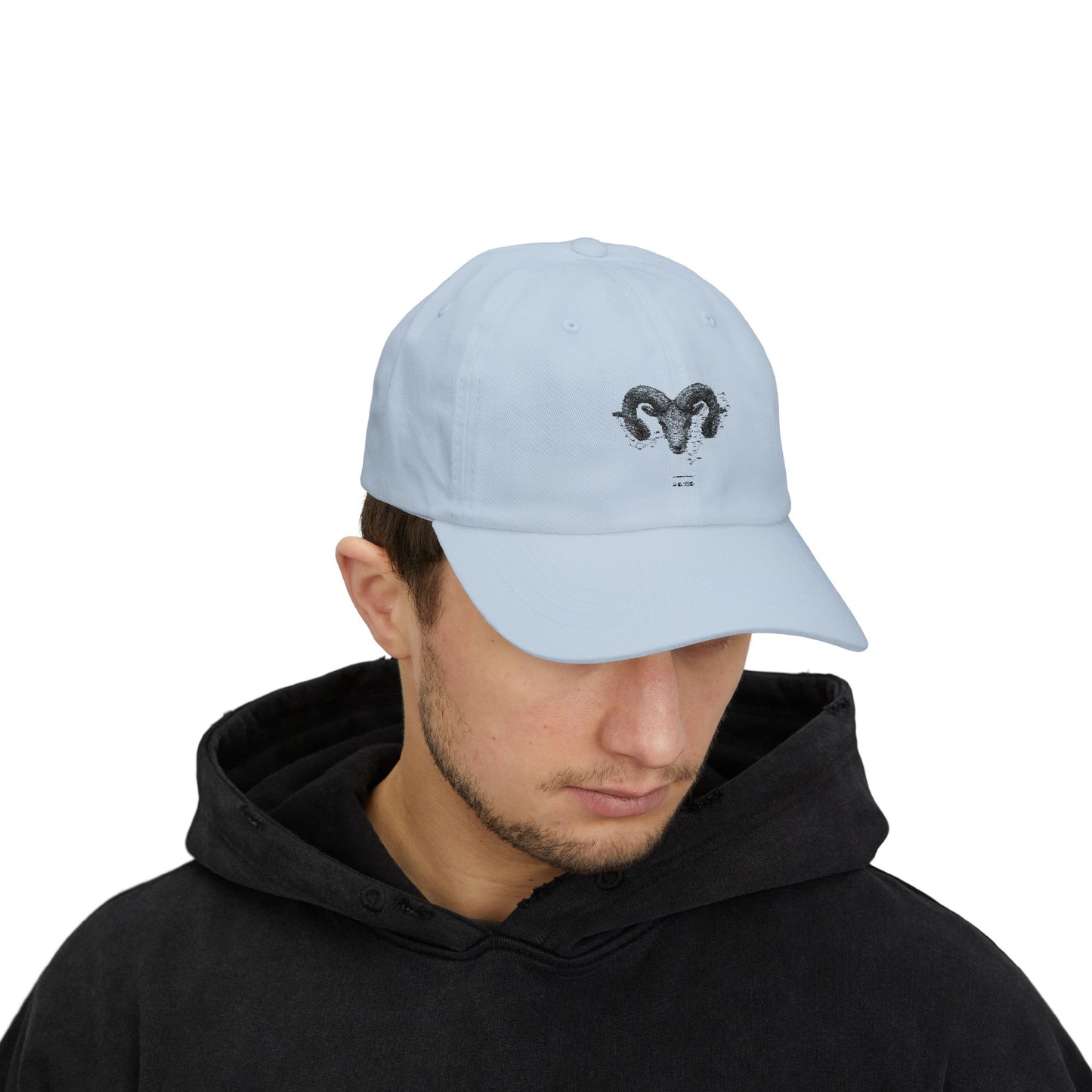 Classic Dad Cap with Unique Ram Design, Perfect for Casual Outings, Father's Day Gift, Outdoor Adventures, Trendy Fashion