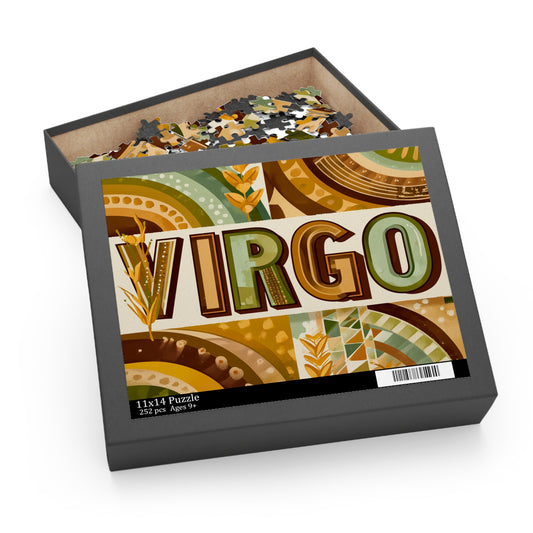 Virgo Puzzle (120, 252, 500-Piece) - Zodiac Decor, Astrology Gift, Puzzle Lovers, Mindful Activity, Personalize Your Space