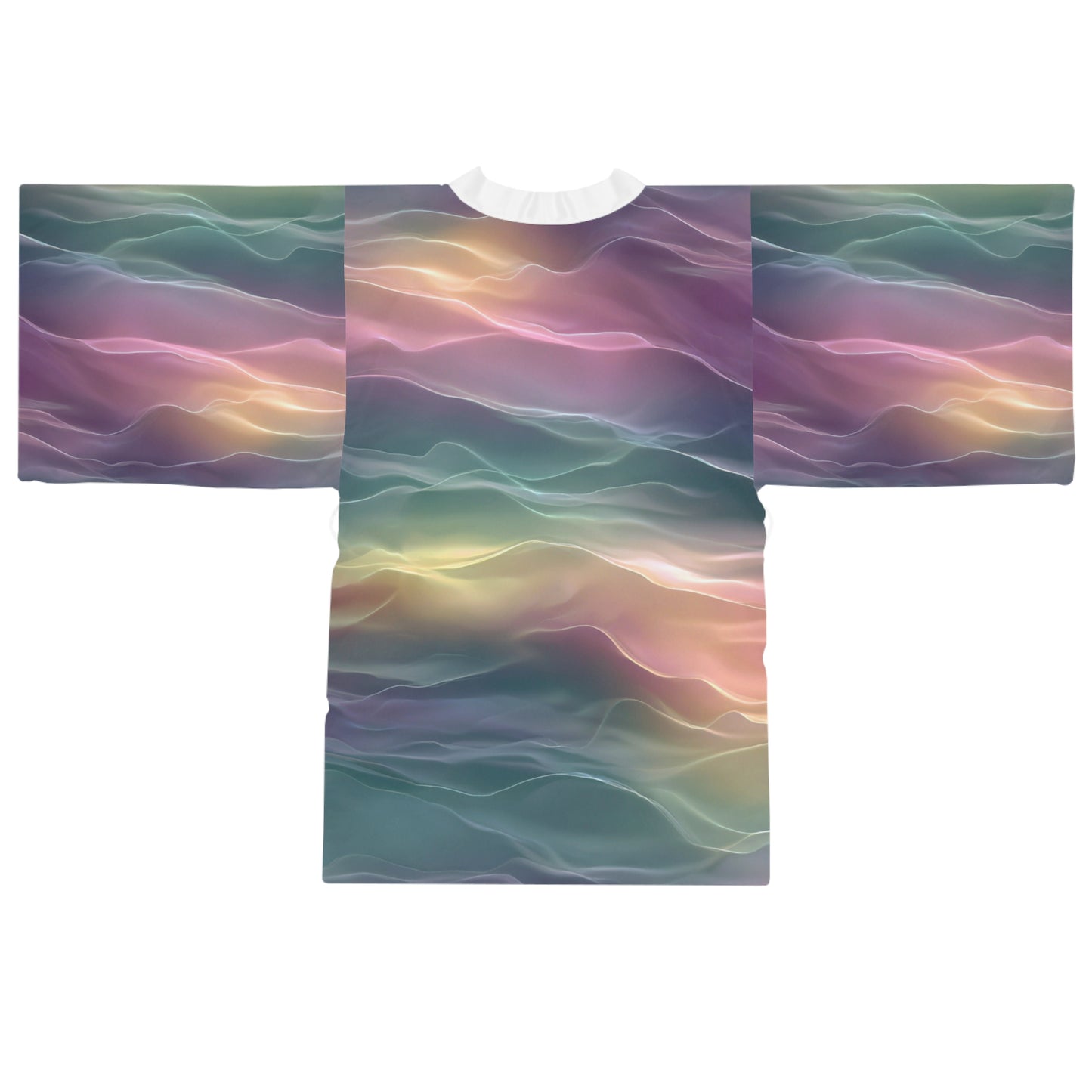 Earth Element Wave Kimono Robe | Taurus Virgo Capricorn | Psychedelic Loungewear