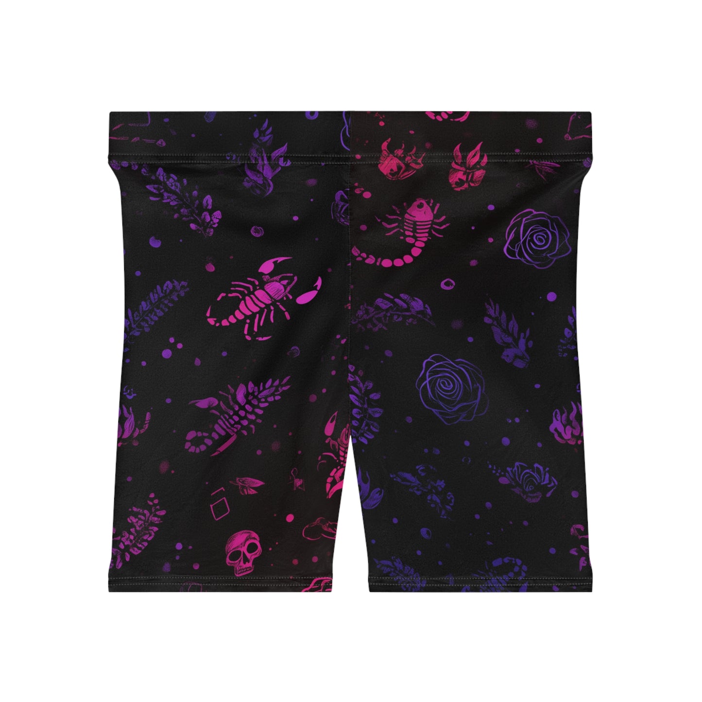 Biker Shorts Scorpio Zodiac Design